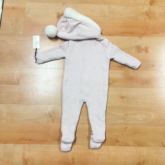 NWT Max Studio Baby Girls Pink Knitted Baby Bunting Size 3-6M - Picture 6 of 7